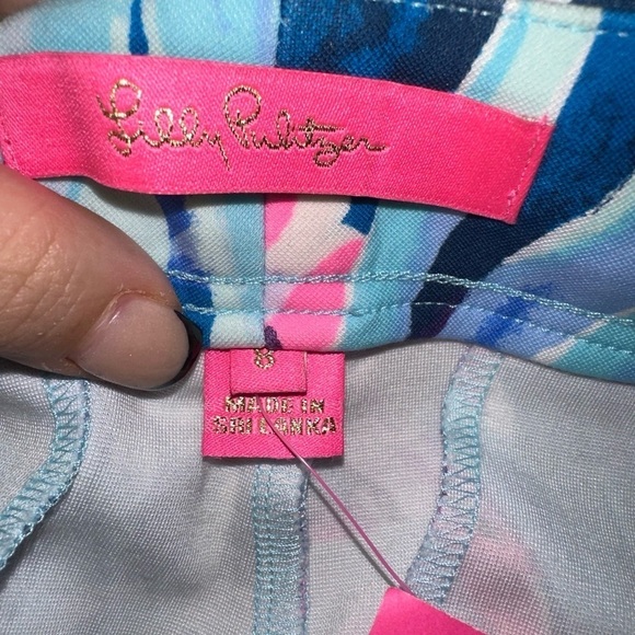 NWT Lilly Pulitzer Kelly knit skinny ankle pants Mr. Peacock B tweethearts 8 - Picture 4 of 12